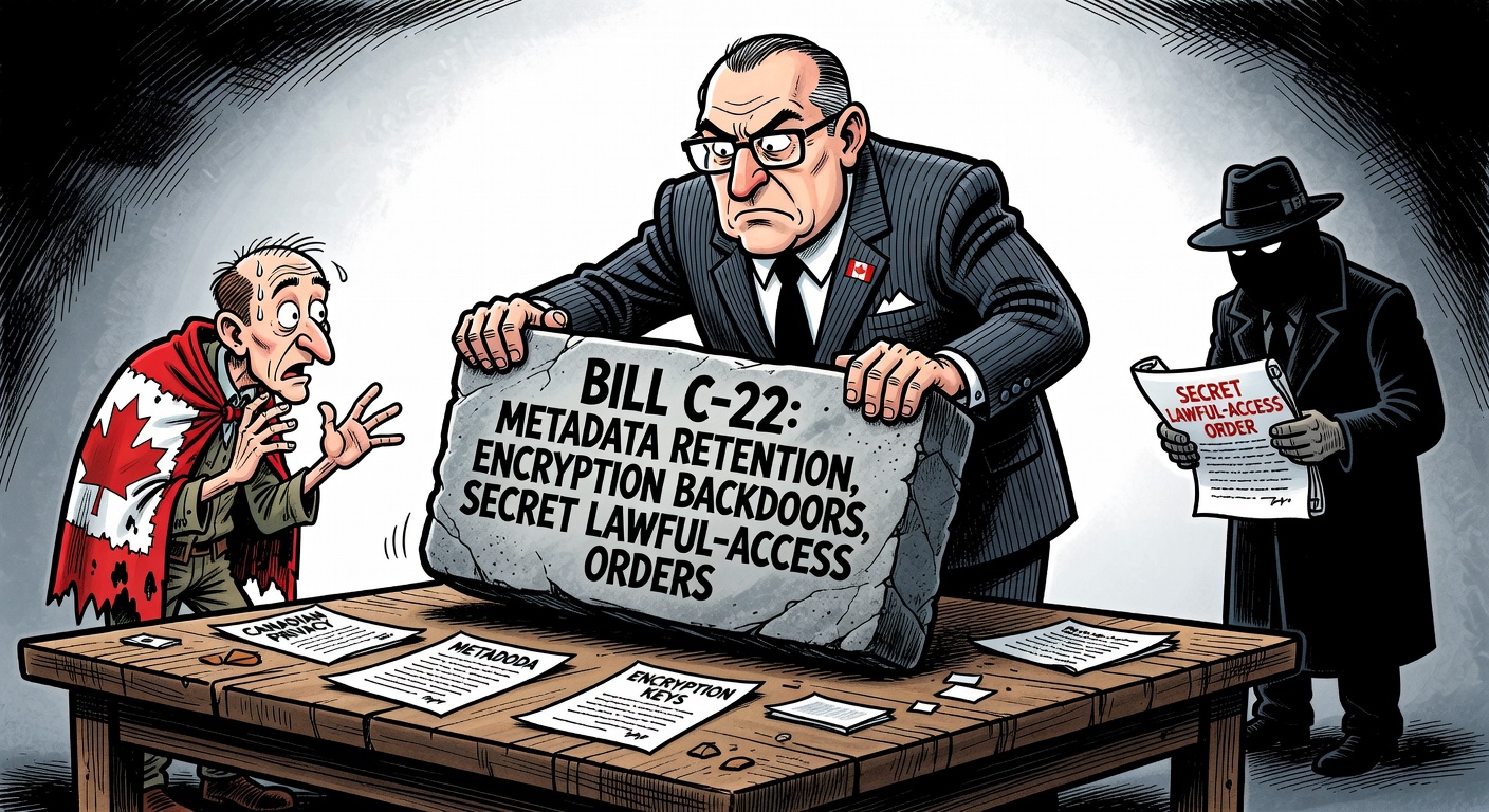 Bill C-22 surveillance machine collecting Canadians metadata while officials say lawful access