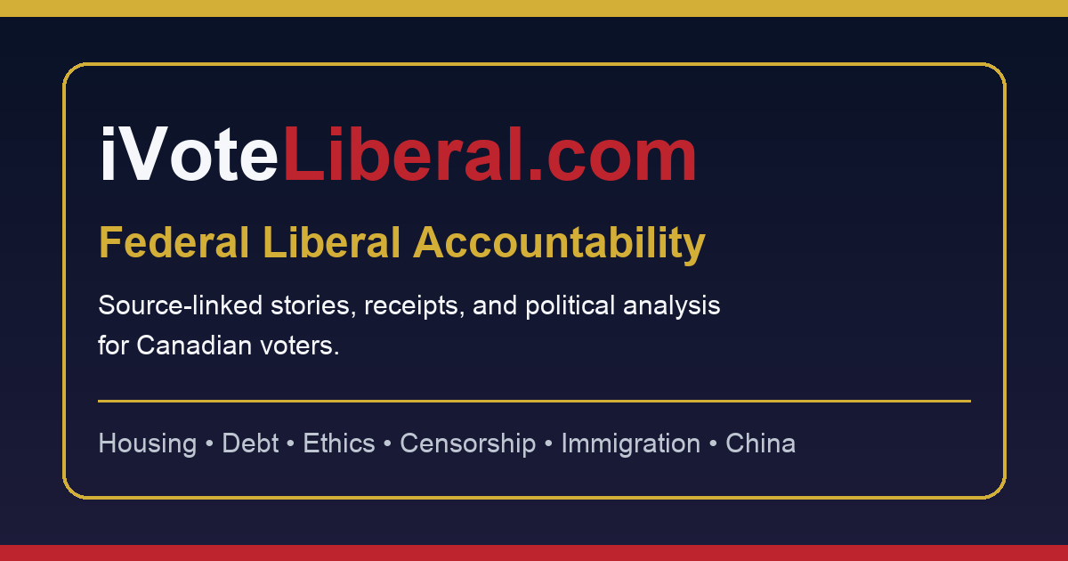 iVoteLiberal.com - The Federal Liberal Record They Don't Want You To See